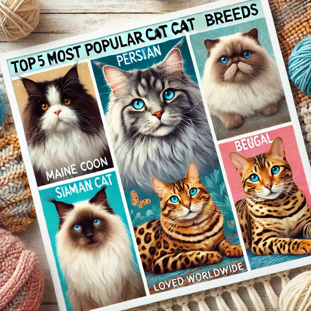 Discover the Top 5 Most Popular Cat Breeds Loved Worldwide