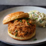 Pulled Chicken Sloppy Joes (Sloppy Chickens)